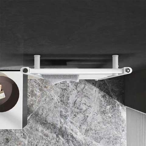 GRZEJNIK ŁAZIENKOWY ŚCIENNY PIONOWY WODNY DRABINKA 120x50 GAMA-WH-2 BIAŁY