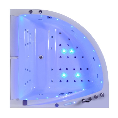 HYDROSAN WANNA Z HYDROMASAŻEM INGA BIAŁA 150x150 CM INGA