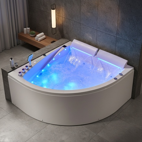 HYDROSAN WANNA Z HYDROMASAŻEM INGA BIAŁA 150x150 CM INGA