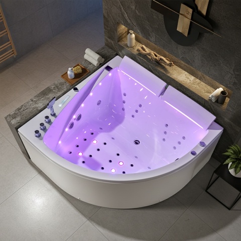 HYDROSAN WANNA Z HYDROMASAŻEM INGA BIAŁA 150x150 CM INGA