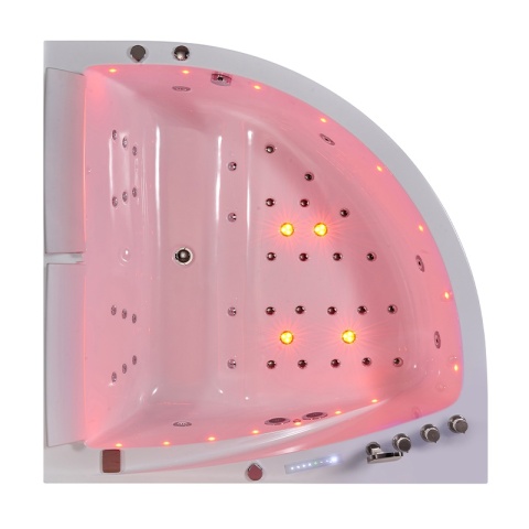 HYDROSAN WANNA Z HYDROMASAŻEM INGA BIAŁA 150x150 CM INGA