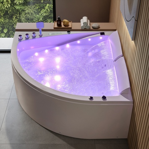 HYDROSAN WANNA Z HYDROMASAŻEM INGA BIAŁA 150x150 CM INGA