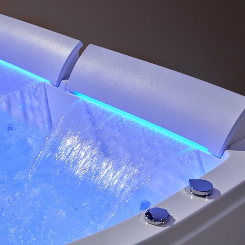 HYDROSAN WANNA Z HYDROMASAŻEM INGA BIAŁA 150x150 CM INGA