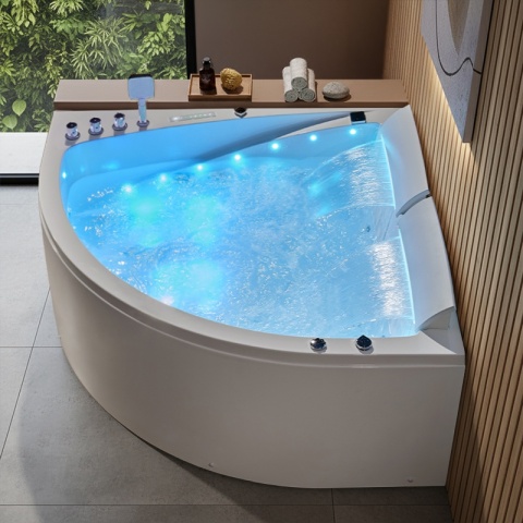 HYDROSAN WANNA Z HYDROMASAŻEM INGA BIAŁA 150x150 CM INGA