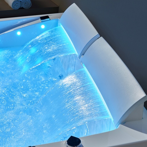 HYDROSAN WANNA Z HYDROMASAŻEM INGA BIAŁA 150x150 CM INGA