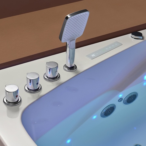 HYDROSAN WANNA Z HYDROMASAŻEM INGA BIAŁA 150x150 CM INGA