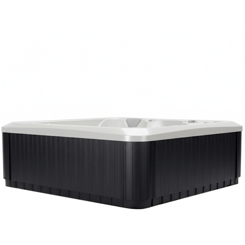 JACUZZI OGRODOWE WANNA HYBRYDOWA BALIA OGRODOWA SPA521W BIAŁA PERŁA OBUDOWA ANTRACYT 230X230 CM