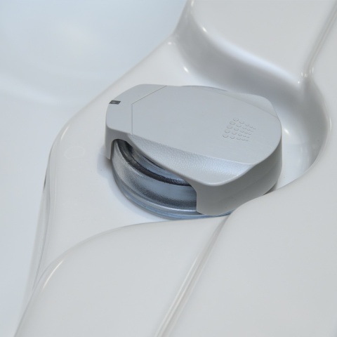 JACUZZI OGRODOWE WANNA HYBRYDOWA BALIA OGRODOWA SPA521W BIAŁA PERŁA OBUDOWA KAWA 230X230 CM