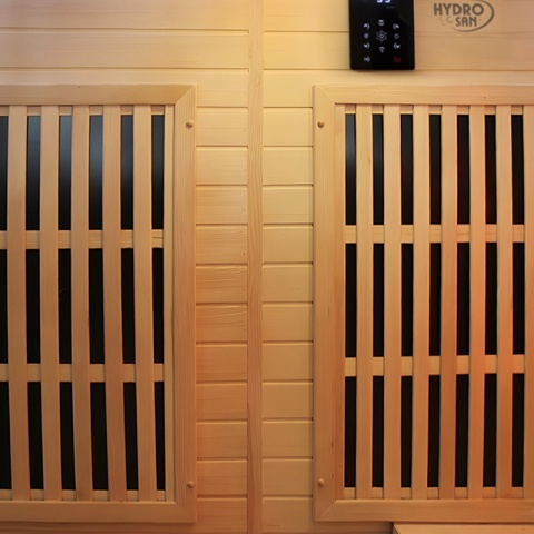 SAUNA KOMBO INFRARED/FIŃSKA MOSS1 Z PIECEM 6kW 4-5 OSOBOWA 150x150 CM 2w1