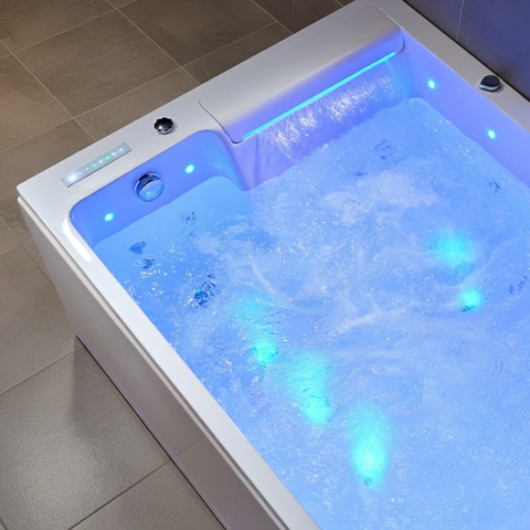 WANNA Z HYDROMASAŻEM GLORIA BIAŁA 180x120 CM GLORIA