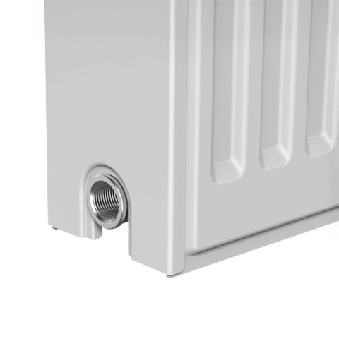 GRZEJNIK PŁYTOWY STALOWY ŚCIENNY PANELOWY CO TYP 22 PODŁĄCZENIE BOCZNE 60x120 CALOR-WH-3 BIAŁY