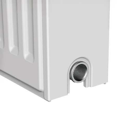 GRZEJNIK PŁYTOWY STALOWY ŚCIENNY PANELOWY CO TYP 22 PODŁĄCZENIE BOCZNE 60x80 CALOR-WH-1 BIAŁY