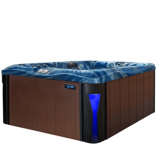 JACUZZI OGRODOWE WANNA SPA530 NIEBIESKA FALA OBUDOWA KAWA