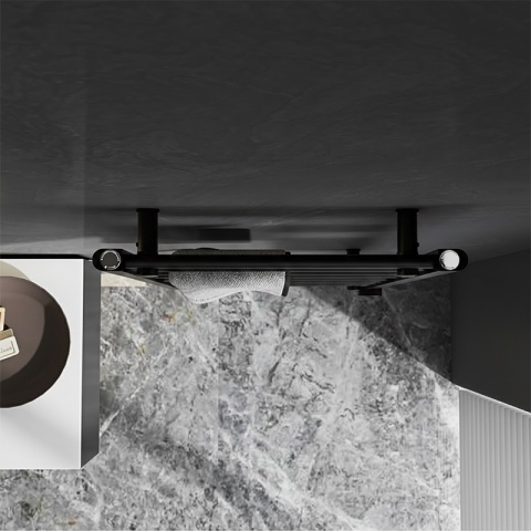 GRZEJNIK ŁAZIENKOWY ELEKTRYCZNY ENERGOOSZCZĘDNY DRABINKA 250W CZARNY KATLA-BL