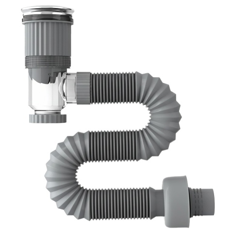 SYFON UMYWALKOWY ŁAZIENKOWY PLASTIKOWY AMOS-CH