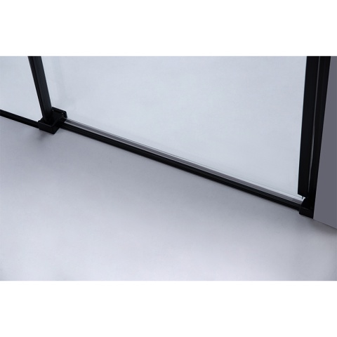 DRZWI PRYSZNICOWE ZES-SH03B-BL-100 CZARNE 95-100 CM 8 MM