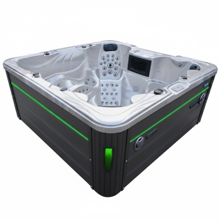 JACUZZI ® OGRODOWE WANNA SPA703A	CAPPUCCINO OBUDOWA ANTRACYT 230x230 CM