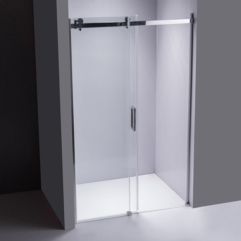 DRZWI PRYSZNICOWE PRZESUWNE DO WNĘKI ZES-SH03G-150 CHROM 145-150 CM 8 MM