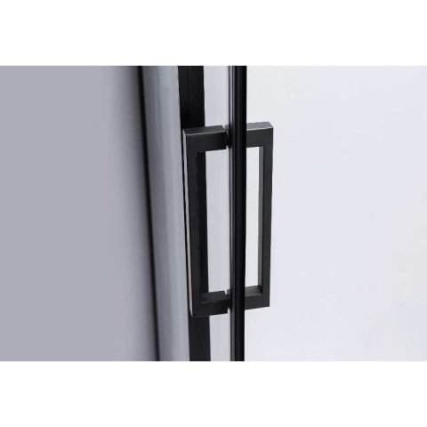 KABINA PRYSZNICOWA PROSTOKĄTNA NAROŻNA ZES-BS14B-110X90 CZARNY 110x90 CM SZKŁO 8 MM