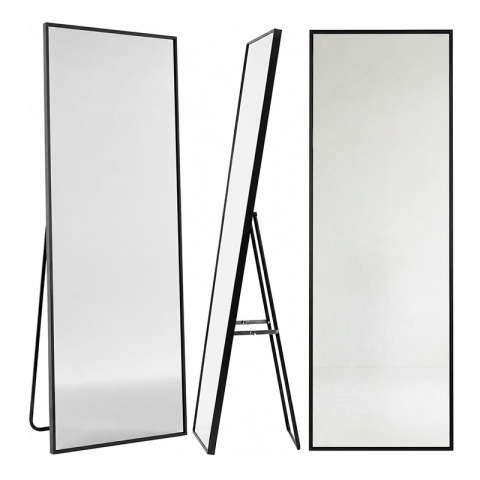 LUSTRO STOJĄCE 170 X 65 CM W RAMIE DUŻE WYSOKIE PROSTOKĄTNE DO PRZEDPOKOJU MAKIJAŻU ANNA