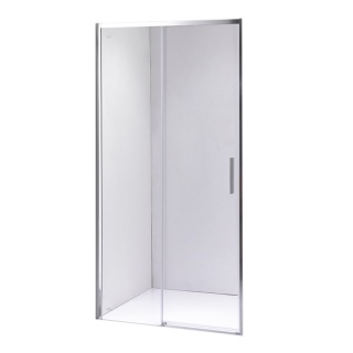DRZWI PRYSZNICOWE SUPER SLIM NOVA CHROM 90 CM 6 MM