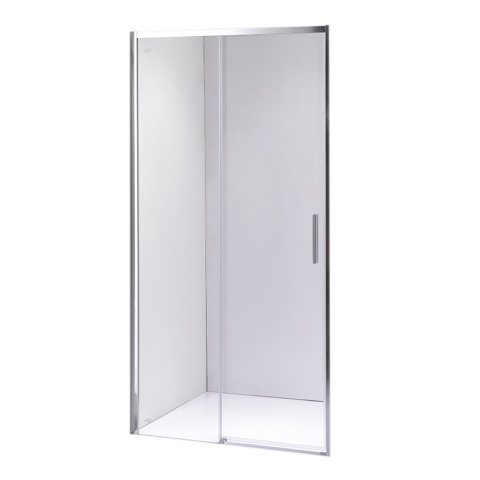 DRZWI PRYSZNICOWE SUPER SLIM NOVA CHROM 90 CM 6 MM