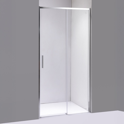 DRZWI PRYSZNICOWE SUPER SLIM NOVA CHROM 90 CM 6 MM