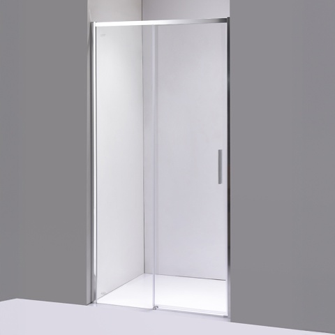 DRZWI PRYSZNICOWE SUPER SLIM NOVA CHROM 90 CM 6 MM
