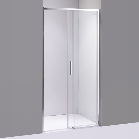 DRZWI PRYSZNICOWE SUPER SLIM NOVA CHROM 90 CM 6 MM