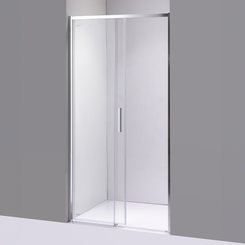 DRZWI PRYSZNICOWE SUPER SLIM NOVA CHROM 90 CM 6 MM