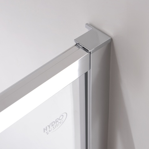 DRZWI PRYSZNICOWE SUPER SLIM NOVA CHROM 90 CM 6 MM