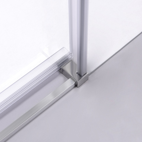 DRZWI PRYSZNICOWE SUPER SLIM NOVA CHROM 90 CM 6 MM