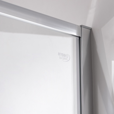 DRZWI PRYSZNICOWE SUPER SLIM NOVA CHROM 90 CM 6 MM