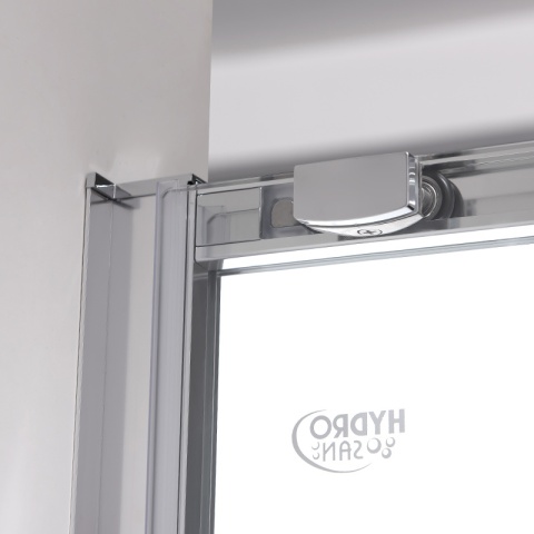 DRZWI PRYSZNICOWE SUPER SLIM NOVA CHROM 90 CM 6 MM