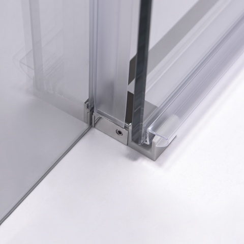DRZWI PRYSZNICOWE SUPER SLIM NOVA CHROM 90 CM 6 MM