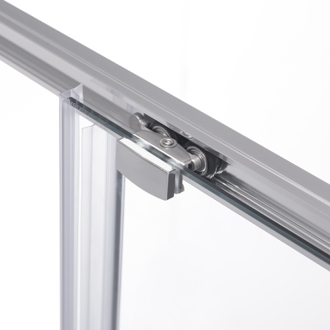 DRZWI PRYSZNICOWE SUPER SLIM NOVA CHROM 90 CM 6 MM