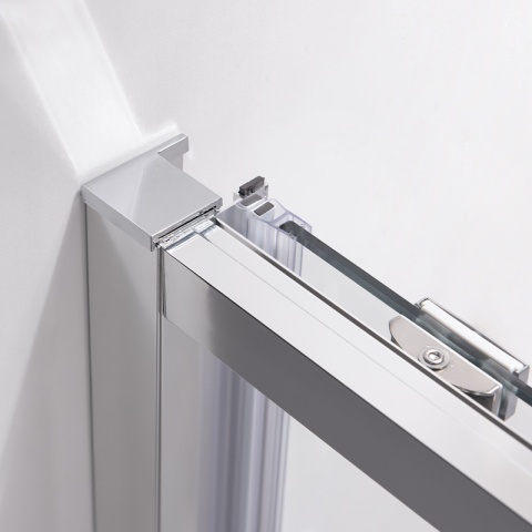 DRZWI PRYSZNICOWE SUPER SLIM NOVA CHROM 90 CM 6 MM