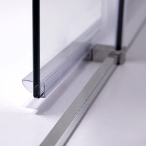 DRZWI PRYSZNICOWE SUPER SLIM NOVA CHROM 90 CM 6 MM