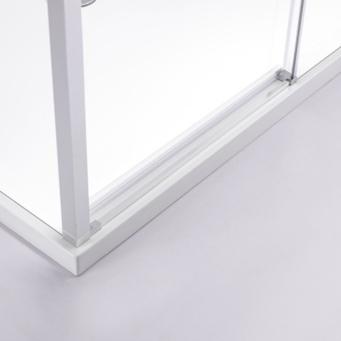 KABINA PRYSZNICOWA PROSTOKĄTNA SUPER SLIM ZES-NOVA-CH-100X80 CHROM 100x80 CM SZKŁO 6 MM