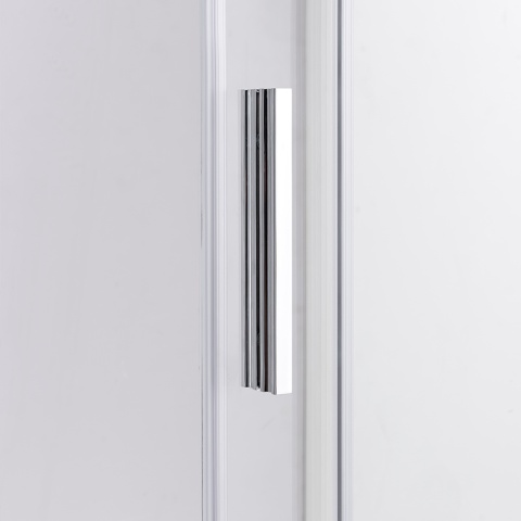KABINA PRYSZNICOWA PROSTOKĄTNA SUPER SLIM ZES-NOVA-CH-100X80 CHROM 100x80 CM SZKŁO 6 MM