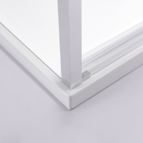 KABINA PRYSZNICOWA PROSTOKĄTNA SUPER SLIM ZES-NOVA-CH-100X80 CHROM 100x80 CM SZKŁO 6 MM
