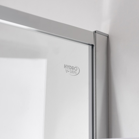 KABINA PRYSZNICOWA PROSTOKĄTNA SUPER SLIM ZES-NOVA-CH-100X80 CHROM 100x80 CM SZKŁO 6 MM