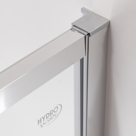 KABINA PRYSZNICOWA PROSTOKĄTNA SUPER SLIM ZES-NOVA-CH-100X80 CHROM 100x80 CM SZKŁO 6 MM
