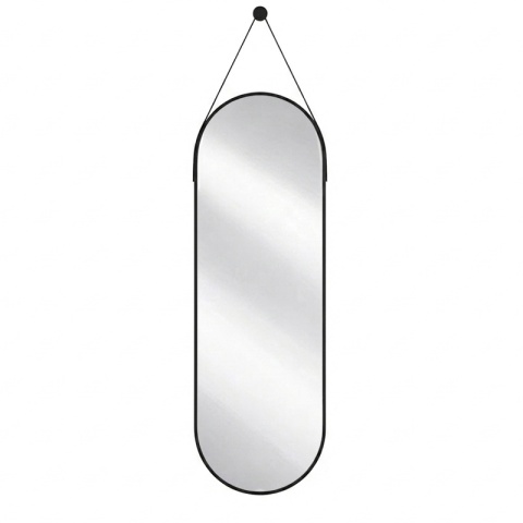 LUSTRO WISZĄCE 160 X 50 W RAMIE DUŻE OWALNE ŚCIENNE DO PRZEDPOKOJU MAKIJAŻU LAURA