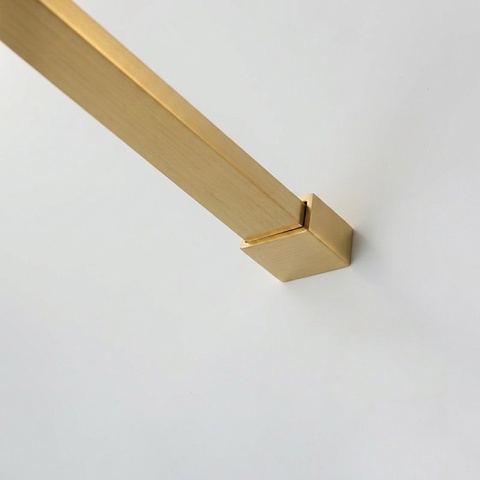 ŚCIANKA PRYSZNICOWA 80X200 CM WALK-IN ZŁOTA ZŁOTO SZCZOTKOWANE SZKŁO HARTOWANE 8 MM SH07
