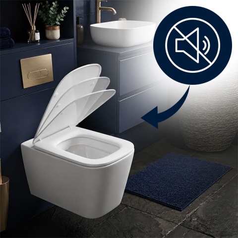 DESKA SEDESOWA WC WOLNOOPADAJĄCA UNIWERSALNA CV-WH-11 BIAŁA DUROPLAST