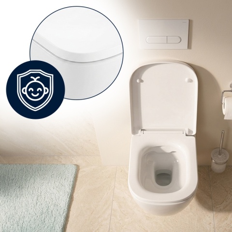 DESKA SEDESOWA WC WOLNOOPADAJĄCA CV-WH-12 SLIM BIAŁA DUROPLAST