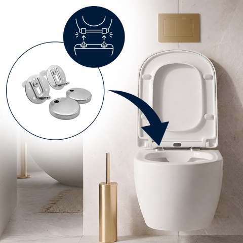 DESKA SEDESOWA WC WOLNOOPADAJĄCA CV-WH-12 SLIM BIAŁA DUROPLAST