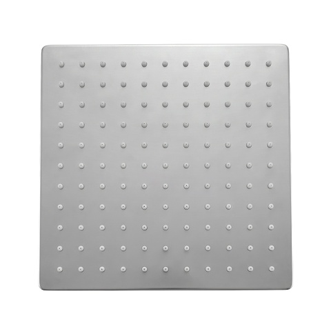 DESZCZOWNICA PRYSZNICOWA KWADRATOWA 25X25 CHROM ANTICALC STAL NIERDZEWNA DES-PR-1-CH-25