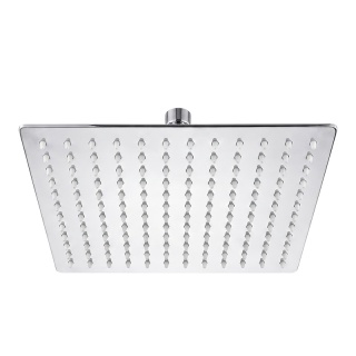 DESZCZOWNICA PRYSZNICOWA KWADRATOWA 30X30 CHROM ANTICALC STAL NIERDZEWNA DES-PR-1-CH-30
